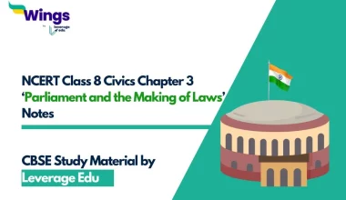 NCERT Class 8 Civics Chapter 3 Parliament and the Making of Laws Notes