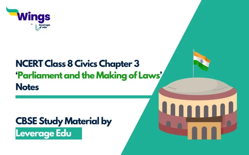 NCERT Class 8 Civics Chapter 3 Parliament and the Making of Laws Notes