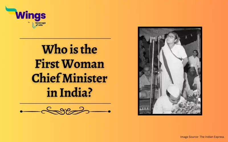 Who is the First Woman Chief Minister in India?; sucheta kripalani