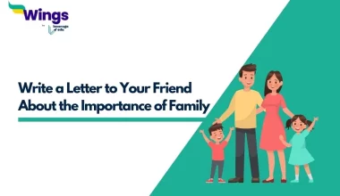 Write a Letter to Your Friend About the Importance of Family