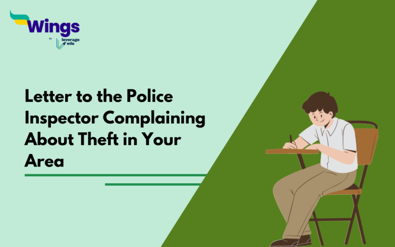 Letter to the Police Inspector Complaining About Theft in Your Area