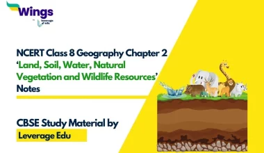 NCERT Class 8 Geography Chapter 2 Land, Soil, Water, Natural Vegetation and Wildlife Resources Notes