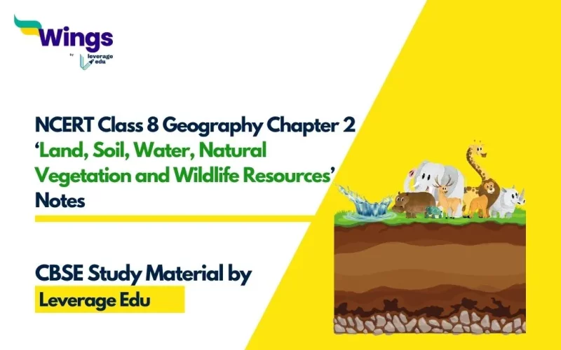 NCERT Class 8 Geography Chapter 2 Land, Soil, Water, Natural Vegetation and Wildlife Resources Notes