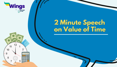 1 and 2 Minute Speech on Value of Time