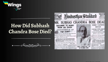 How Did Subhash Chandra Bose Died