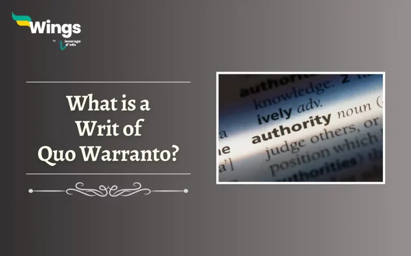 What is a Writ of Quo Warranto