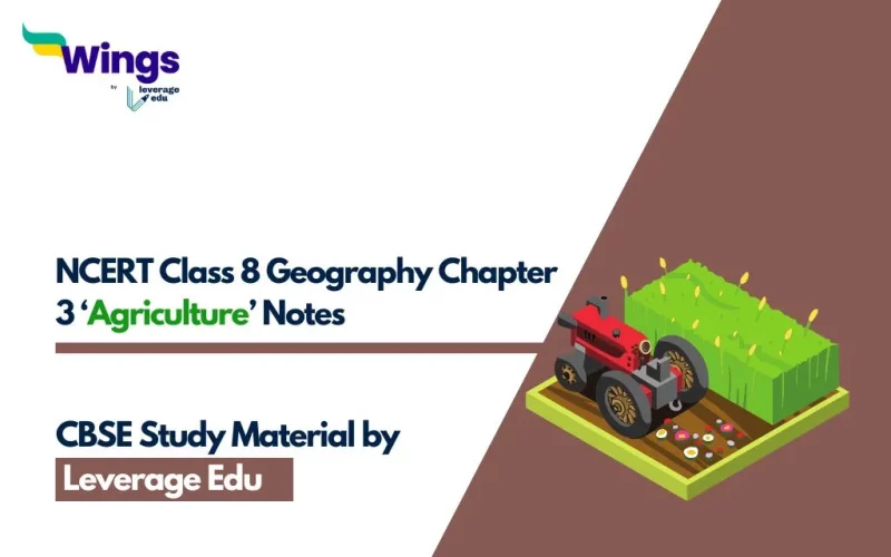 NCERT Class 8 Geography Chapter 3 Agriculture Notes