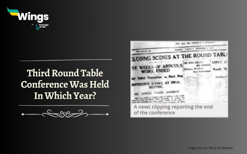 Third Round Table Conference was held in which year