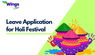 Leave Application for Holi Festival