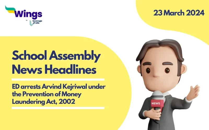 23 March School Assembly Headlines