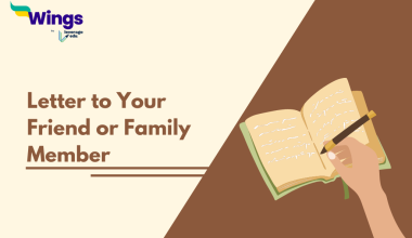 Letter to Your Friend or Family Member