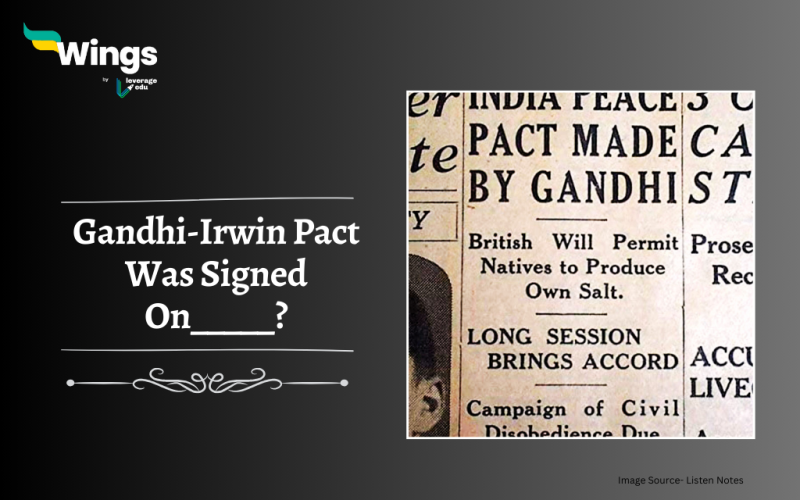 Gandhi-Irwin Pact was signed on