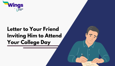 Letter to Your Friend Inviting Him to Attend Your College Day