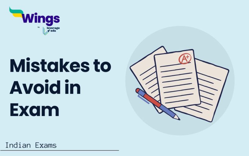 Mistakes to Avoid in Exam
