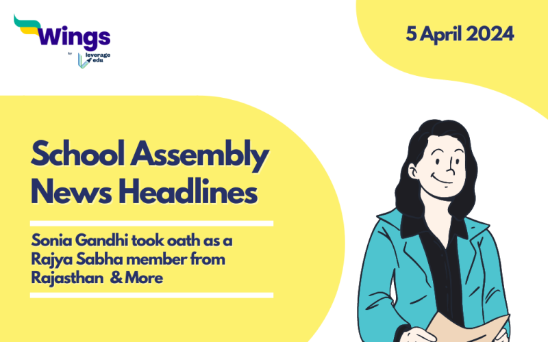5 April School Assembly News Headlines