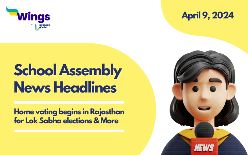 April 9 School Assembly News Headlines