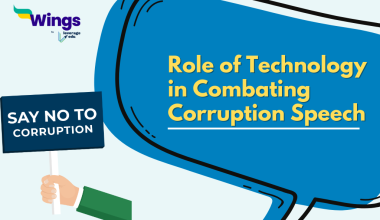 Role of Technology in Combating Corruption Speech