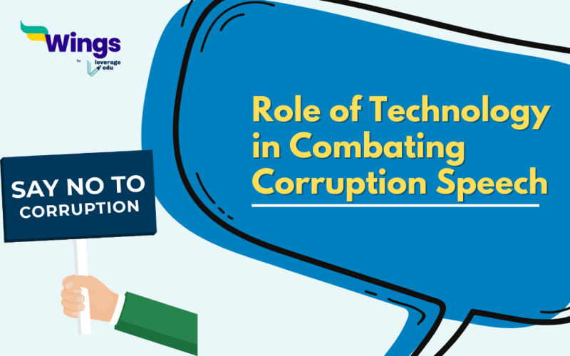 Role of Technology in Combating Corruption Speech