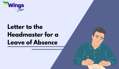 Letter to  the Headmaster for a Leave of Absence