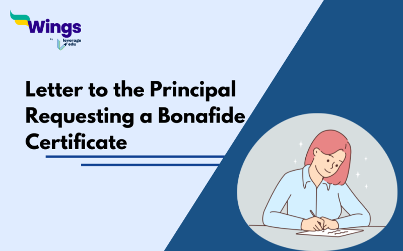 Letter to the Principal Requesting a Bonafide Certificate