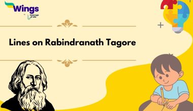 Lines on Rabindranath Tagore