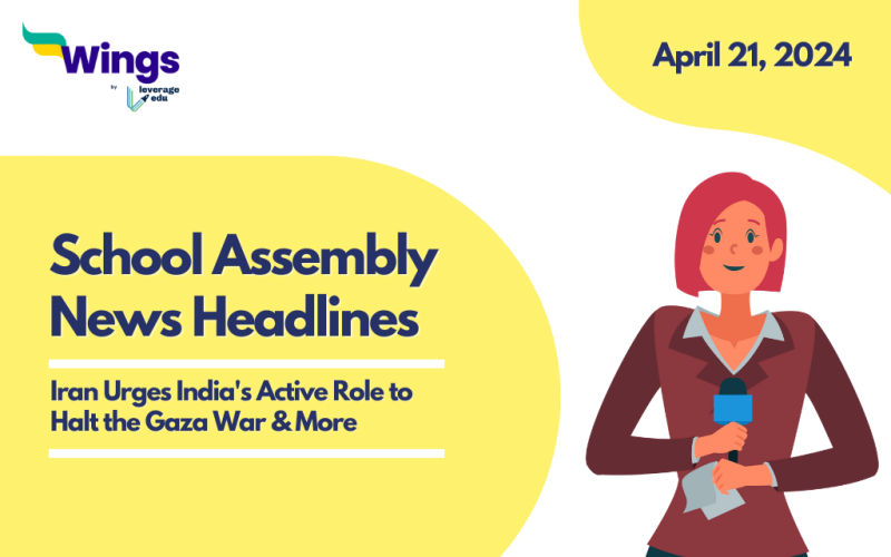 April 21 School Assembly News Headlines