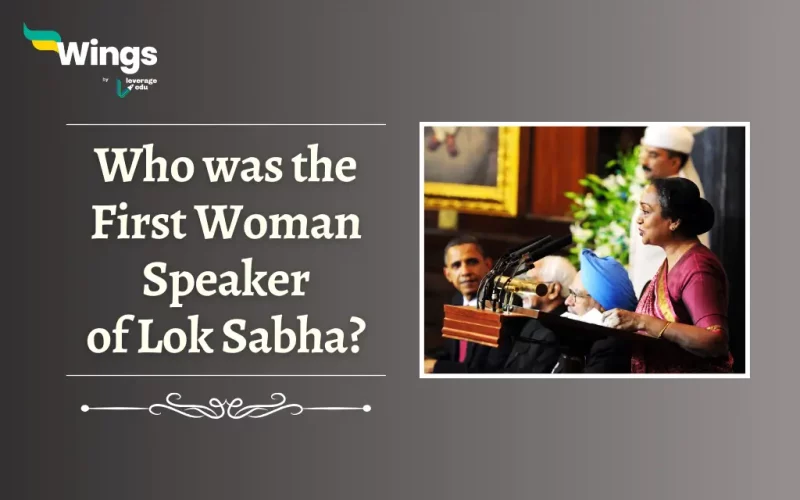 Who was the First Woman Speaker of Lok Sabha
