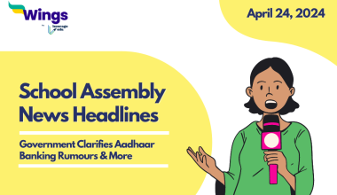 April 24 School Assembly News Headlines