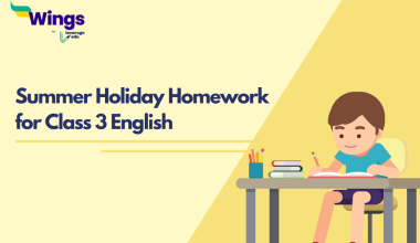 Summer Holiday Homework for Class 3 English