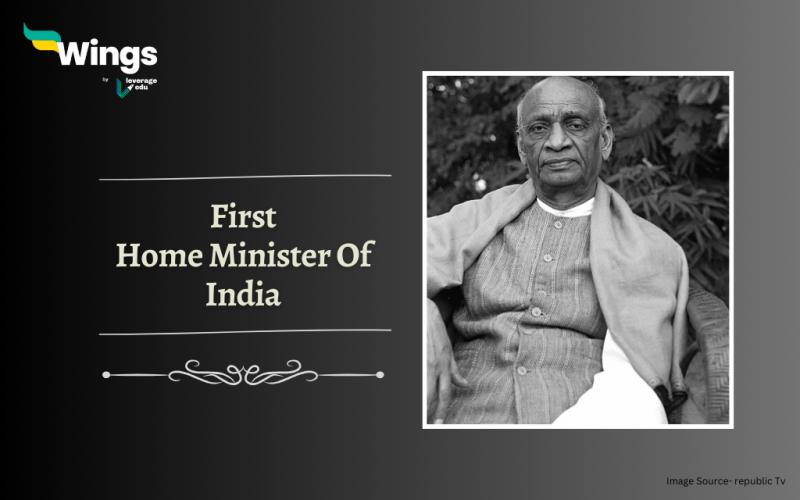 who was the first home minister of India