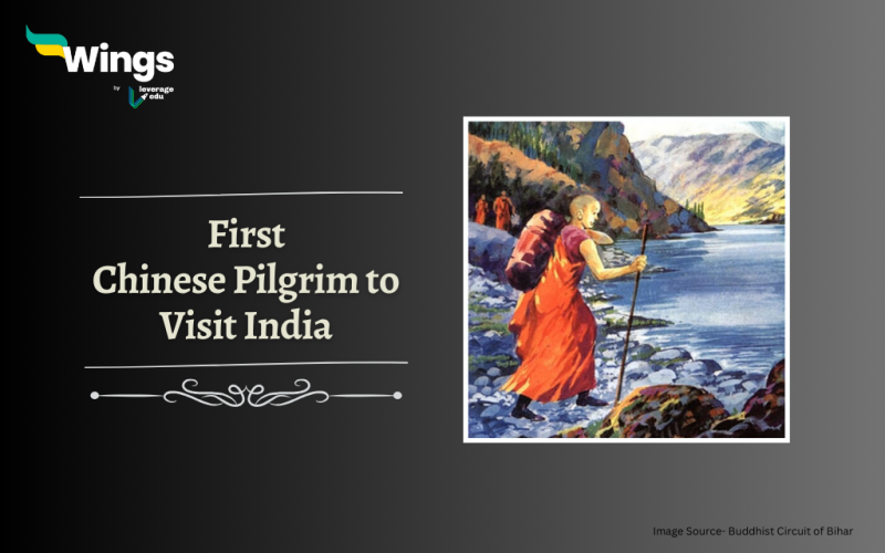 who was the first Chinese pilgrim who visited India