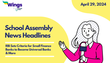 April 29 School Assembly News Headlines