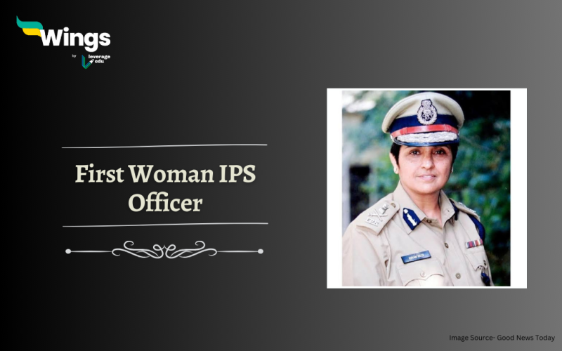who was the the first woman ips officer