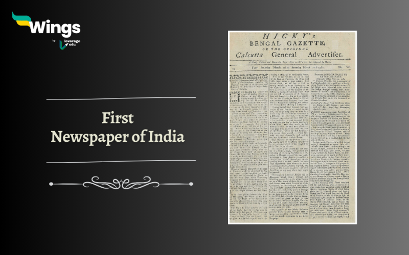 first newspaper in India