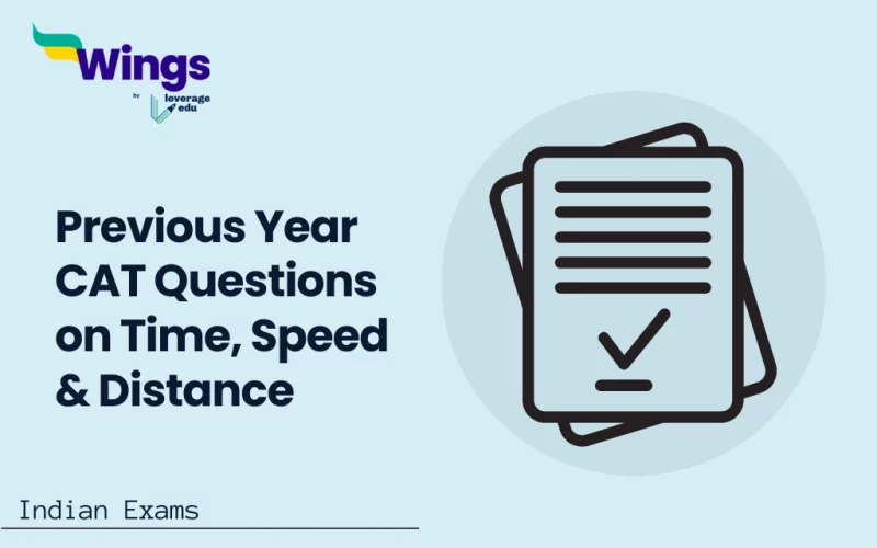 Previous Year CAT Questions on Time, Speed & Distance