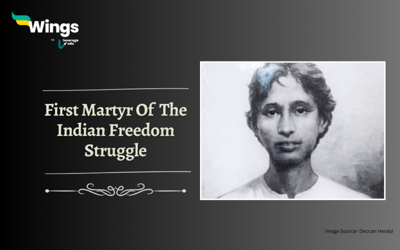 who was the first martyr of the Indian freedom struggle