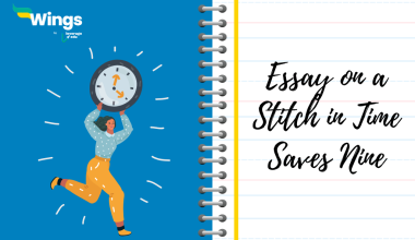 Essay on a Stitch in Time Saves Nine
