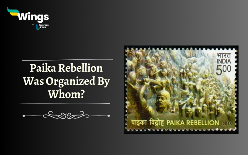 Paika rebellion organized by
