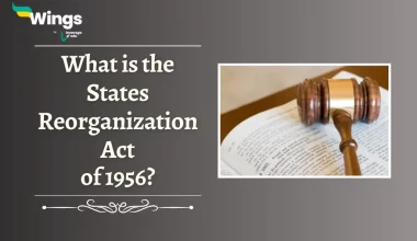 What is the States Reorganization Act of 1956