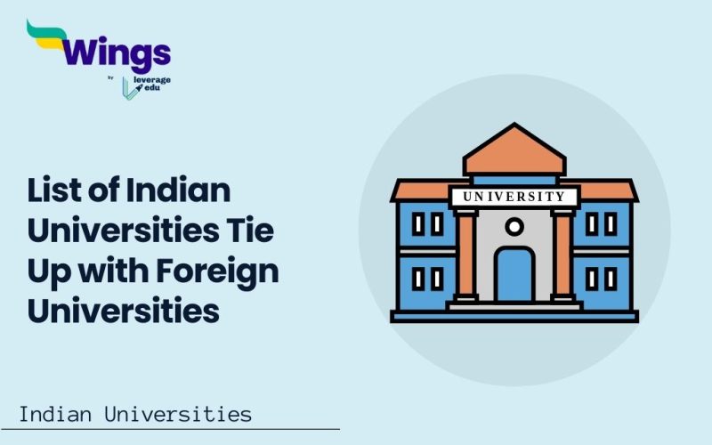 List of Indian Universities Tie Up with Foreign Universities