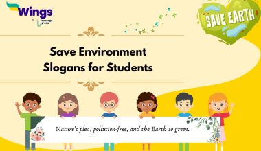 Save Environment Slogans for Students