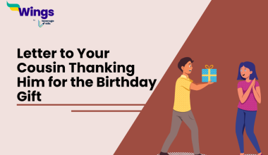 Letter to Your Cousin Thanking Him for the Birthday Gift