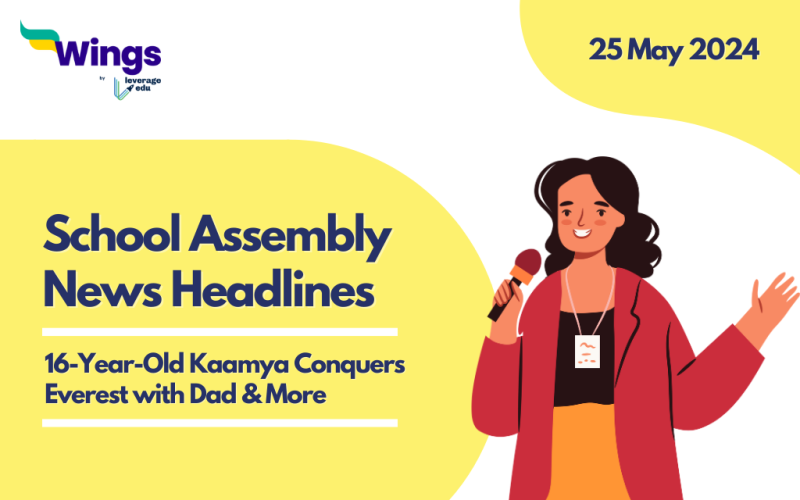 25 May School Assembly News Headlines