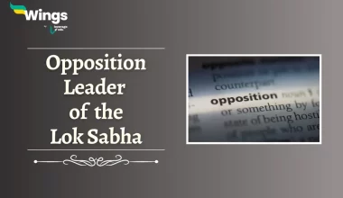 Opposition Leader of the Lok Sabha