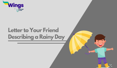 Letter to Your Friend Describing a Rainy Day