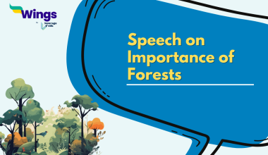 Speech on Importance of Forests