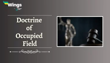 Doctrine of Occupied Field