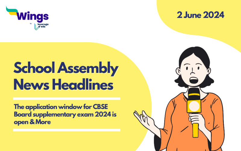 2 June School Assembly News Headlines