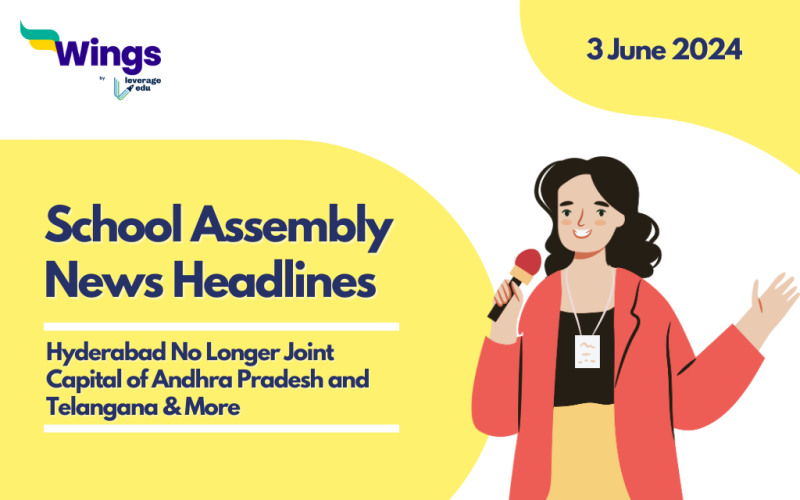 3 June School Assembly News Headlines