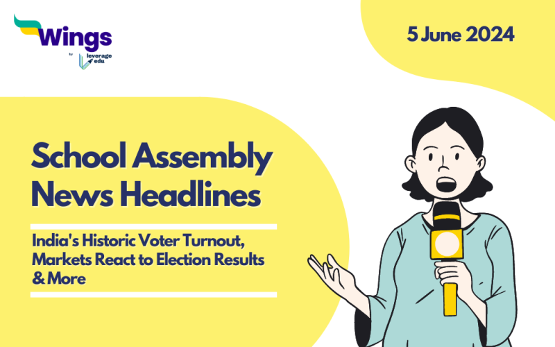 5 June School Assembly News Headlines